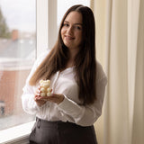 Rose Teddy Bear Candle