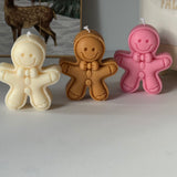 Gingerbread cookie candle