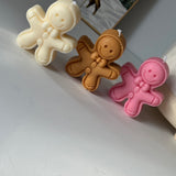 Gingerbread cookie candle